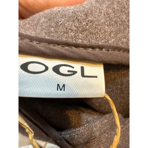 Brand New OGL Women's Size Medium Cashmere Blend Midi Skirt Viscose Blend - Picture 5 of 5